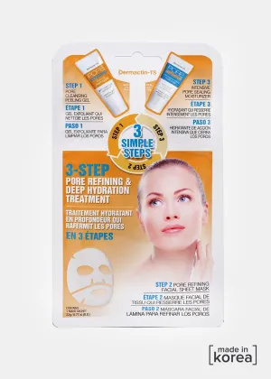 3 Step Pore Refining Sheet Mask Set