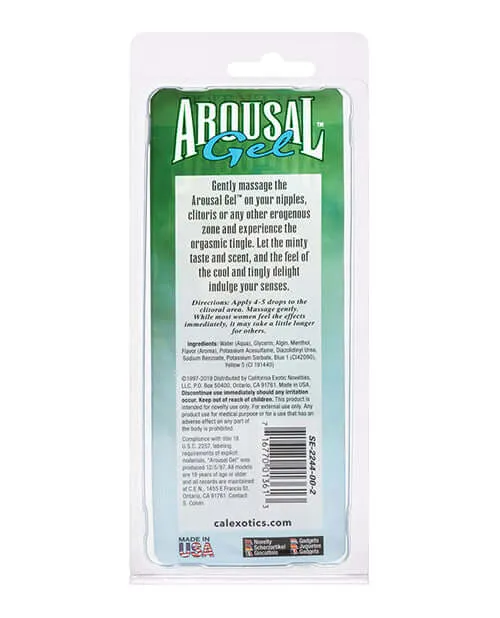 Arousal Gel .25 fl oz (7ml) – Minty Fresh, Tingly Sensation