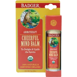 Badger - Aromatherapy Stick - Cheerful Mind Balm (17g) Best Before 05/24