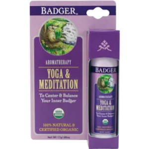 Badger - Aromatherapy Stick - Yoga and Meditation Balm (17g)