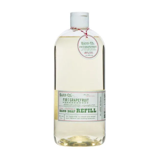 Barr-Co Fir  Grapefruit Liquid Soap Refill