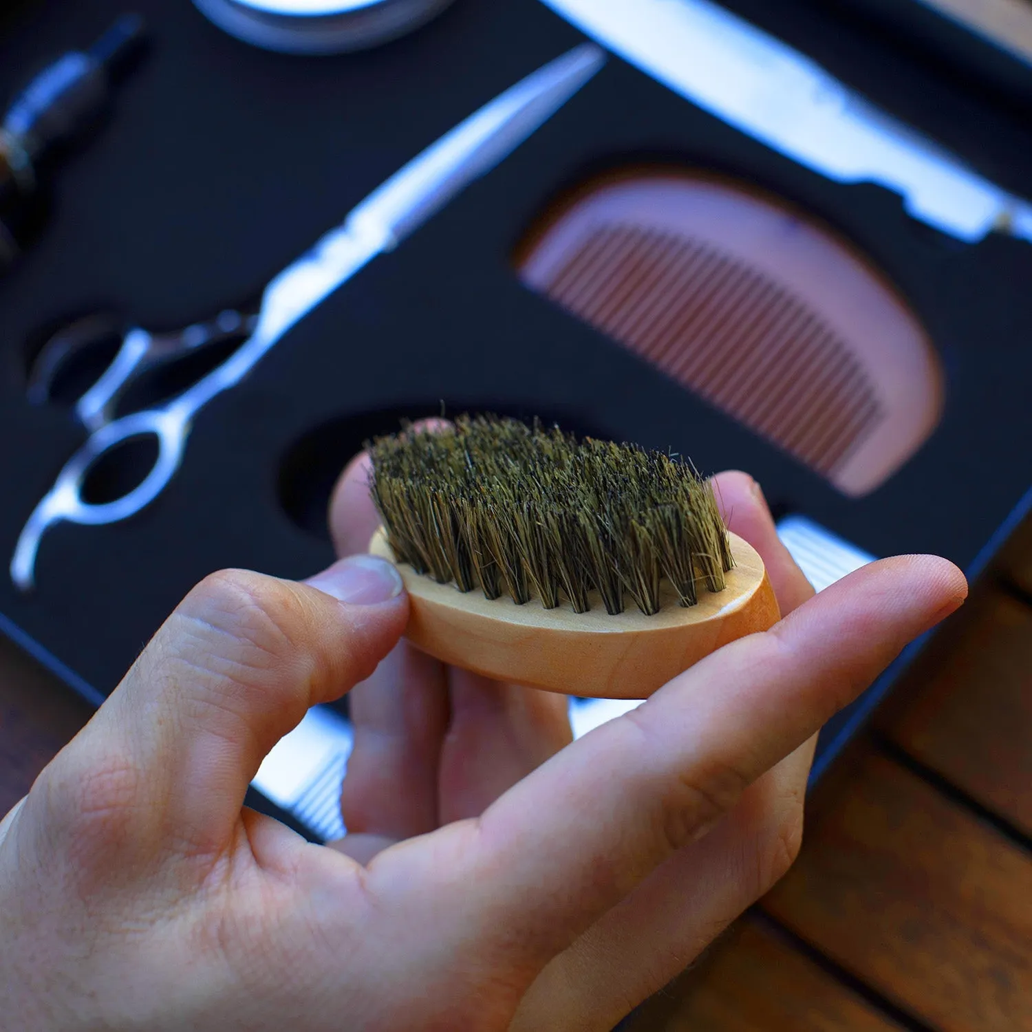 Beard & Mustache Grooming Brush