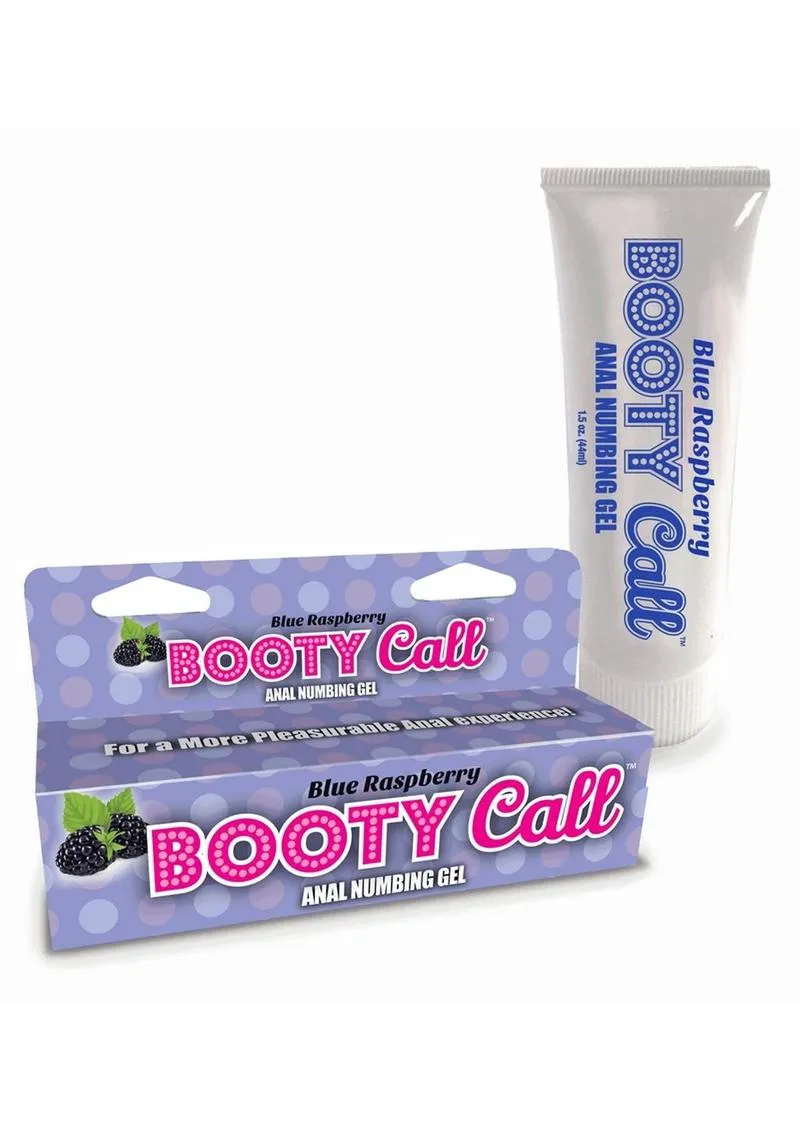 Booty Call Anal Numbing Gel 1.5oz - Blue Raspberry