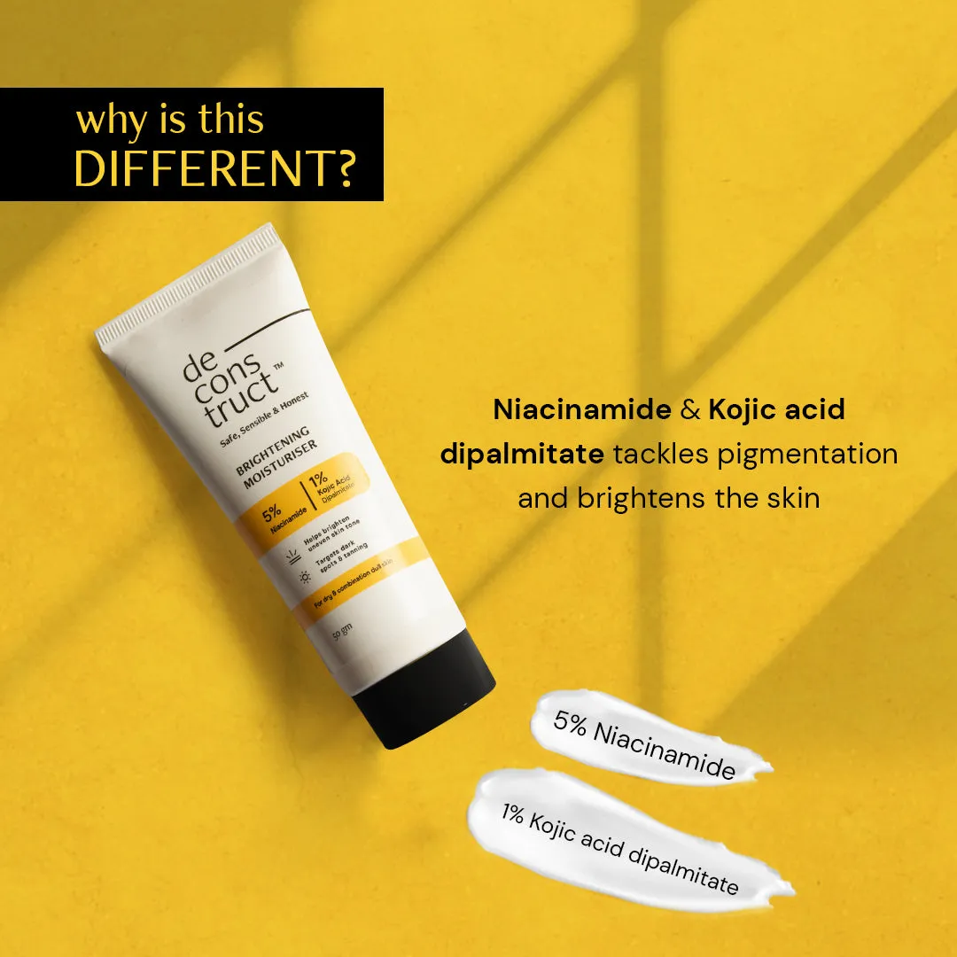 Brightening Moisturizer- 5% Niacinamide   1% Kojic Acid Dipalmitate