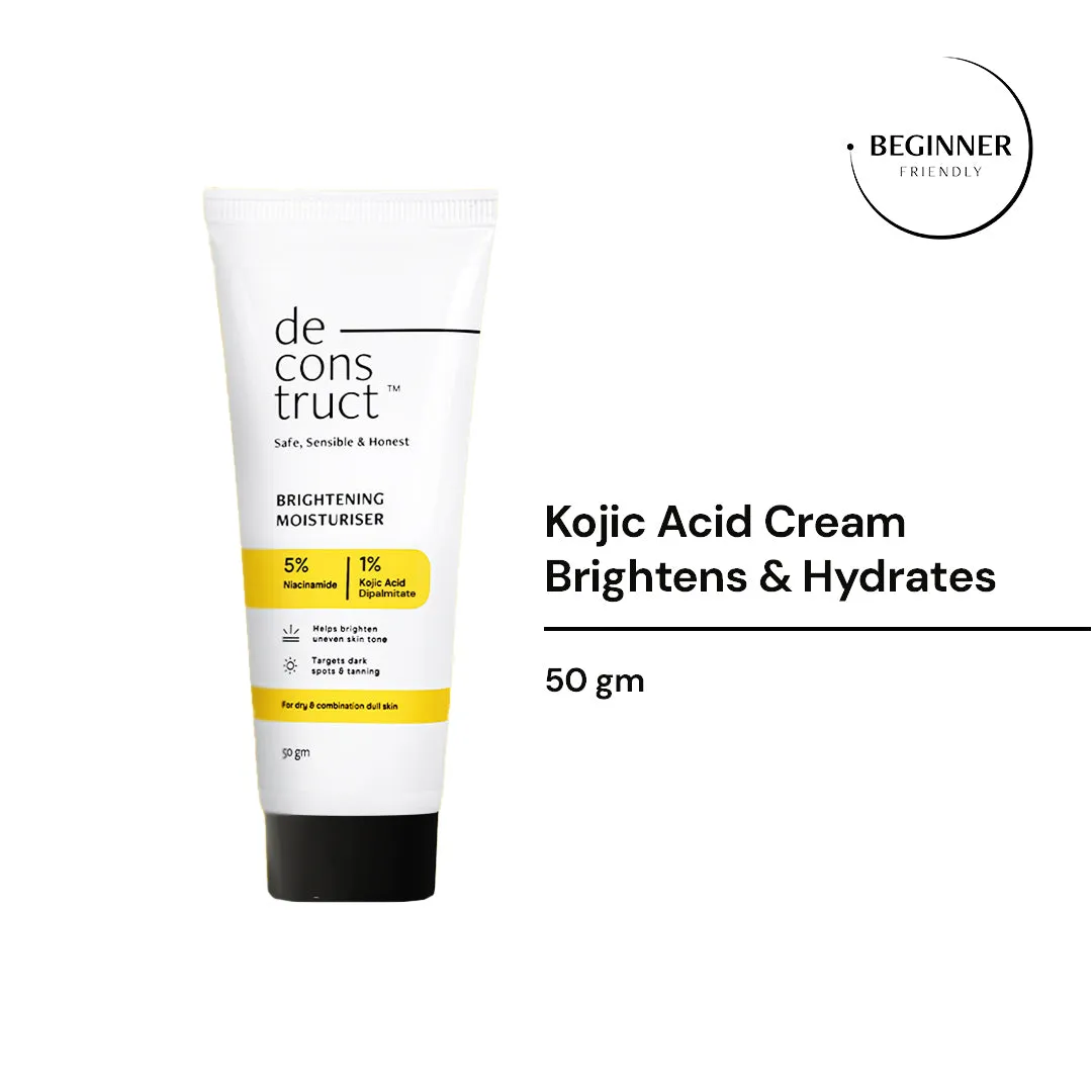 Brightening Moisturizer- 5% Niacinamide   1% Kojic Acid Dipalmitate