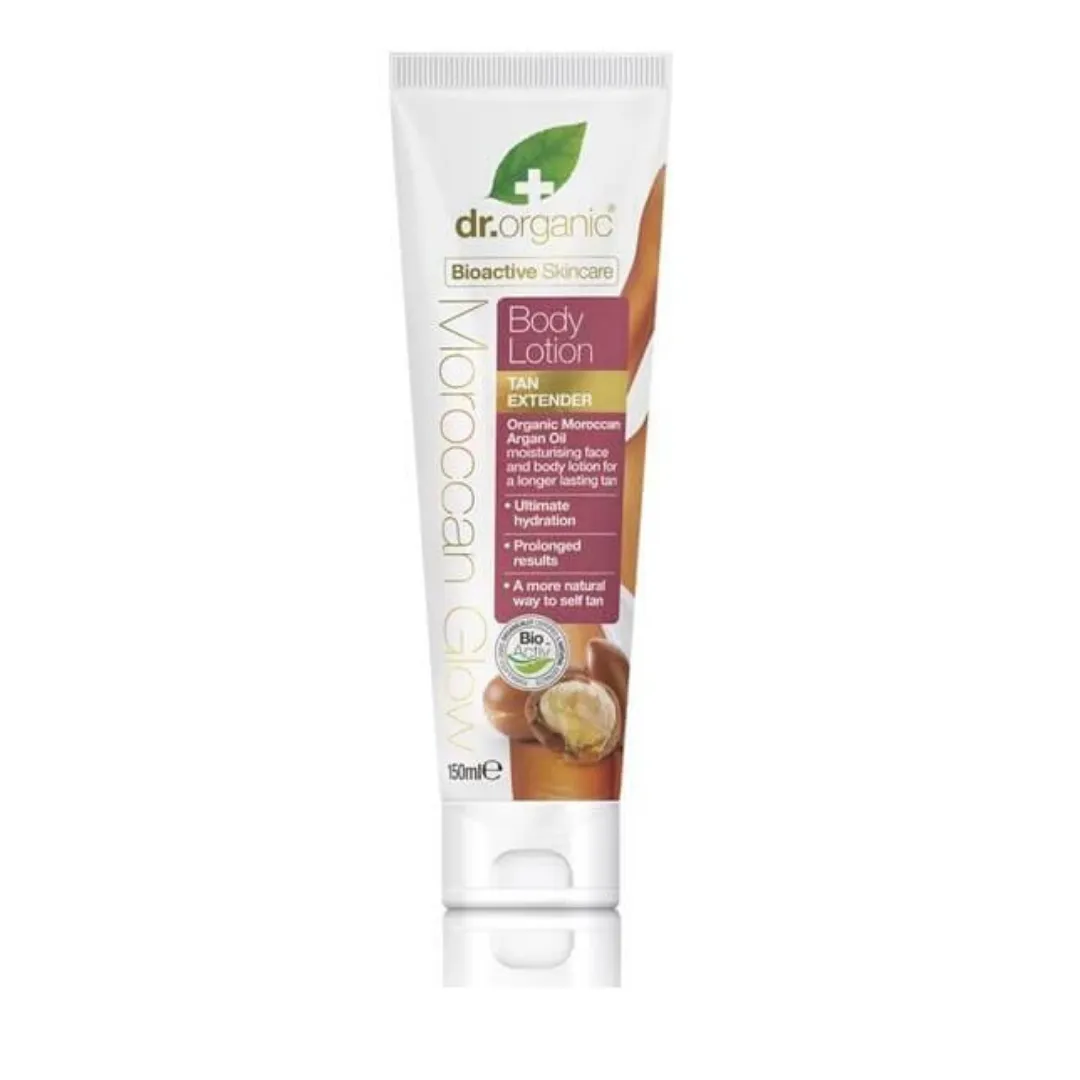 Dr Organic Moroccan Glow Tan Extender Body Lotion 150ml