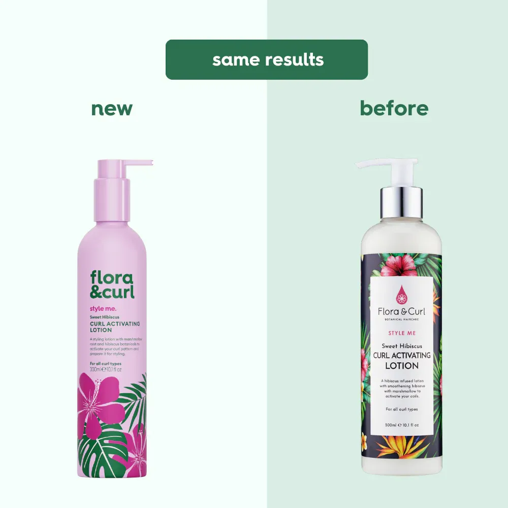 Flora & Curl Sweet Hibiscus Curl Activating Lotion