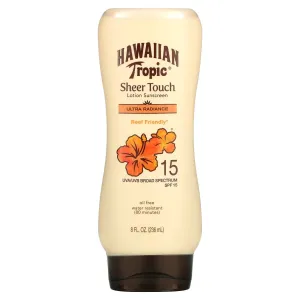 Hawaiian Tropic, Sheer Touch, Ultra Radiance, Sun Lotion SPF 15, 236 ml