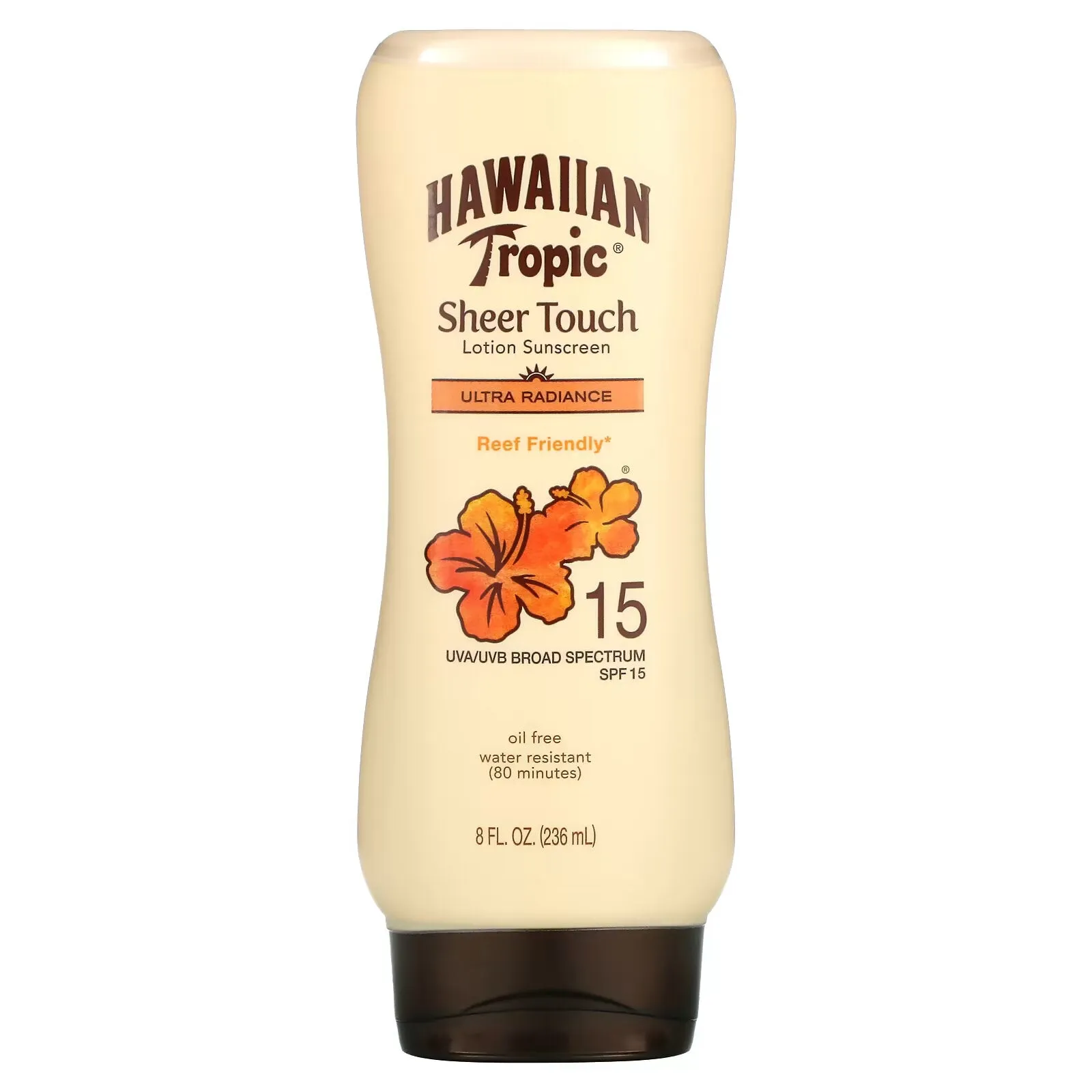 Hawaiian Tropic, Sheer Touch, Ultra Radiance, Sun Lotion SPF 15, 236 ml