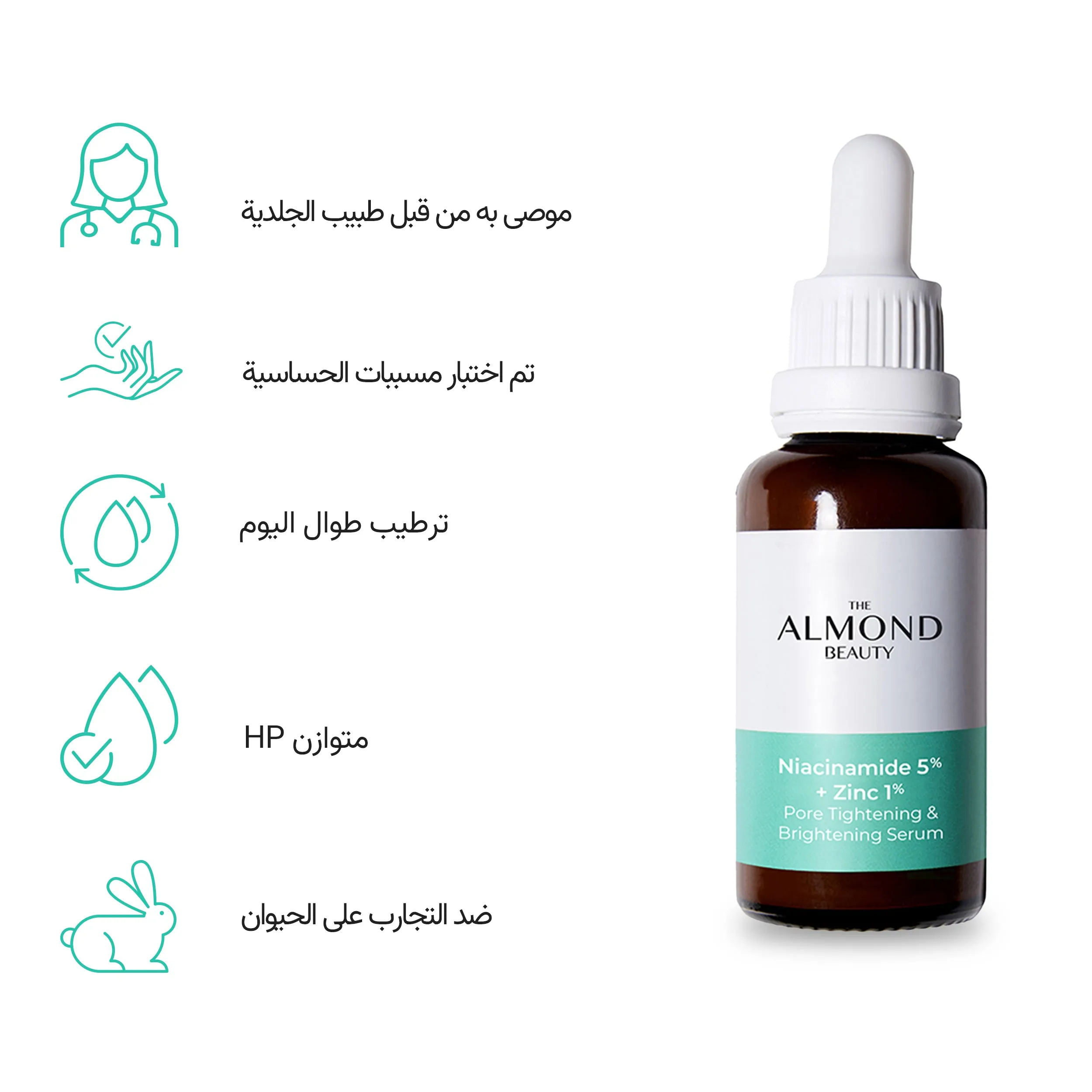 Intensive Pore Tightening & Brightening Serum Niacinamide 5%   Zinc 1%