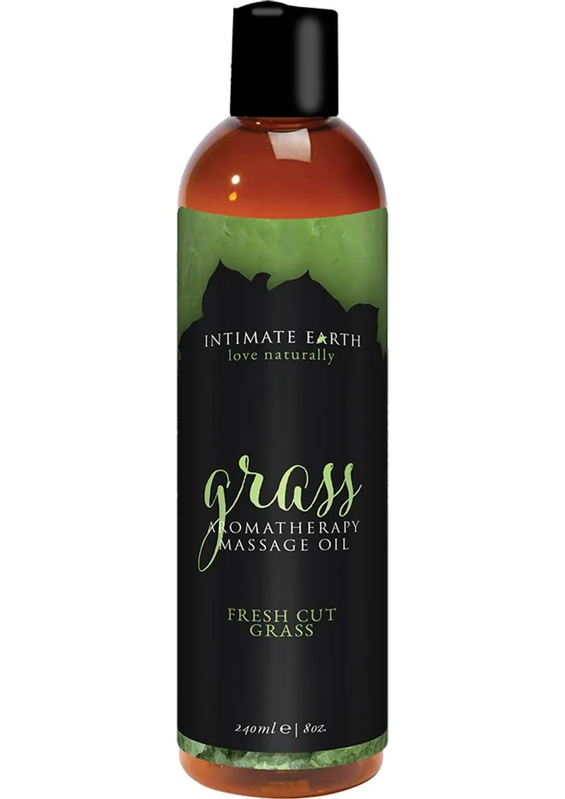 Intimate Earth Grass Aromatherapy Massage Oil Fresh Cut Grass