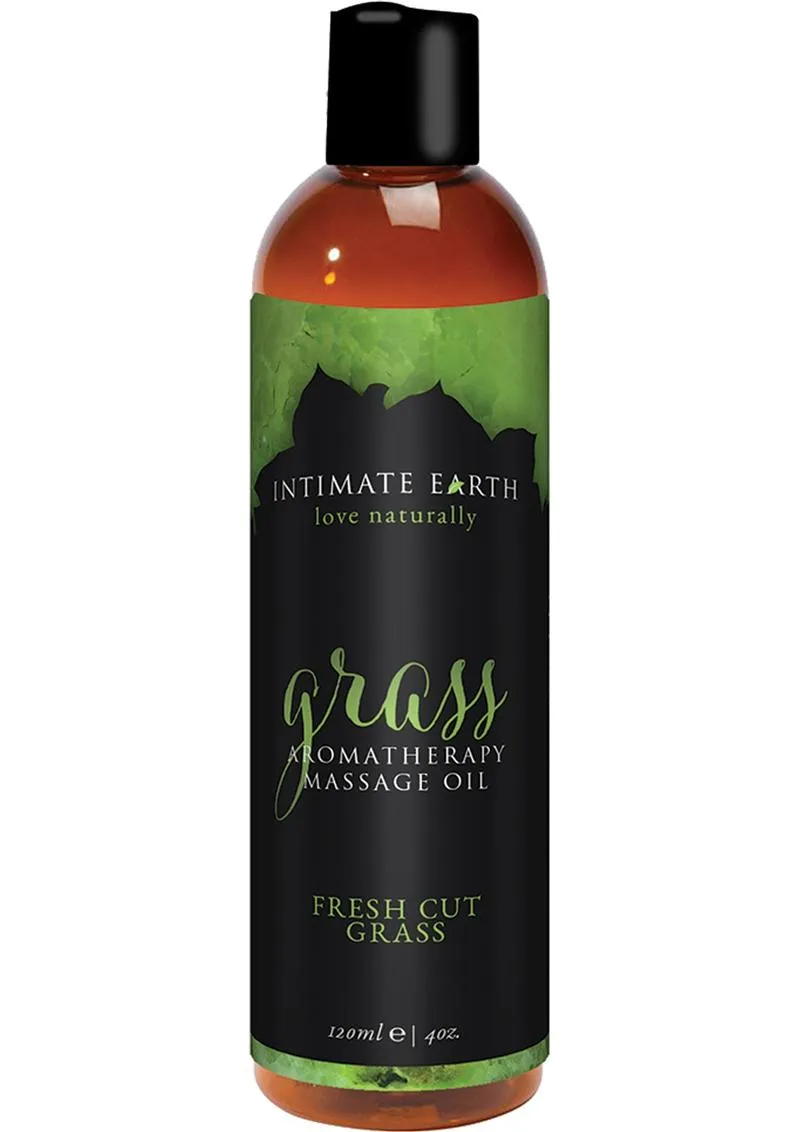 Intimate Earth Grass Aromatherapy Massage Oil Fresh Cut Grass