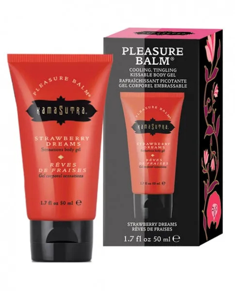 Kama Sutra Pleasure Balm Sensations - 1.7 oz - Strawberry Dreams