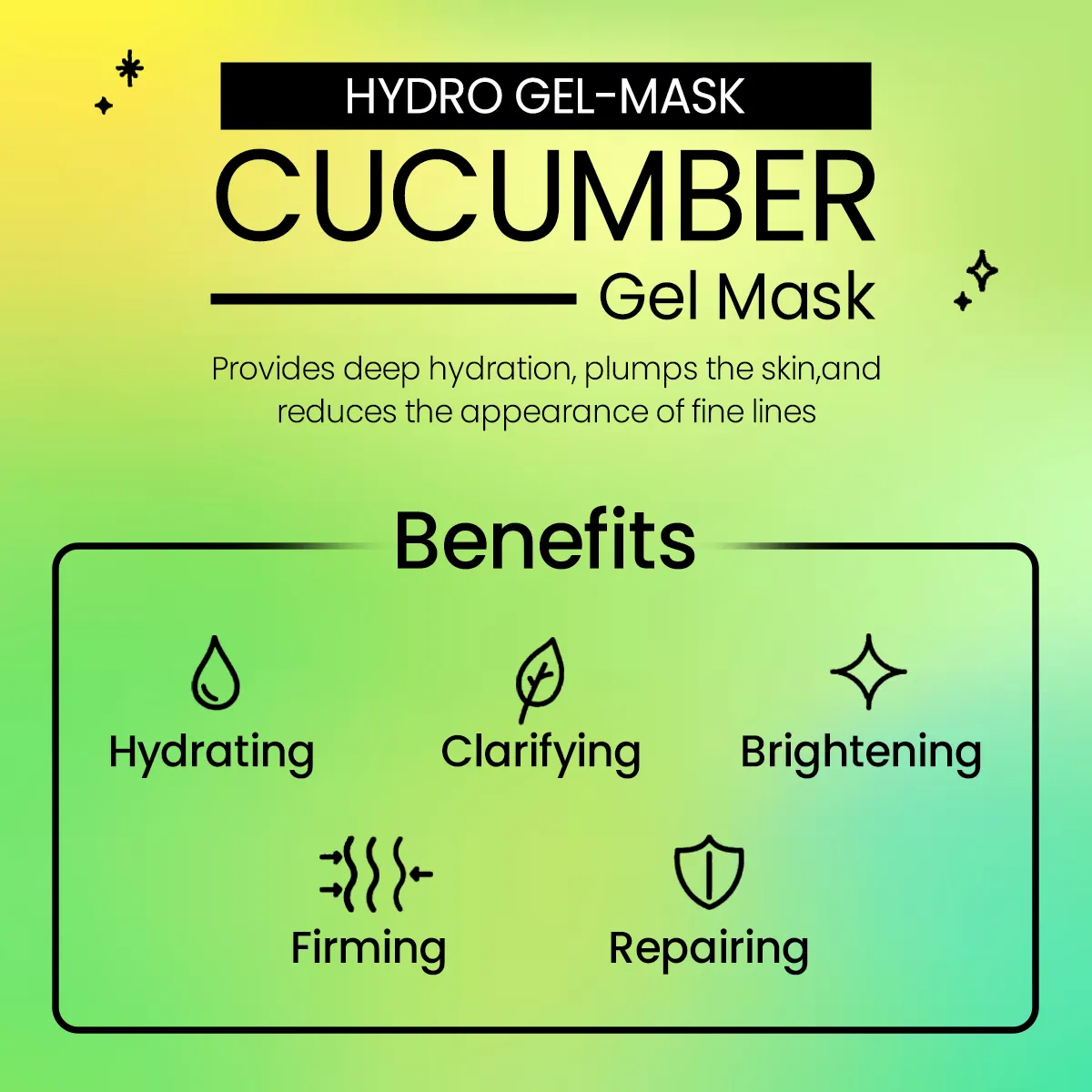 Mzskin Cucumber Gel Mask 150G