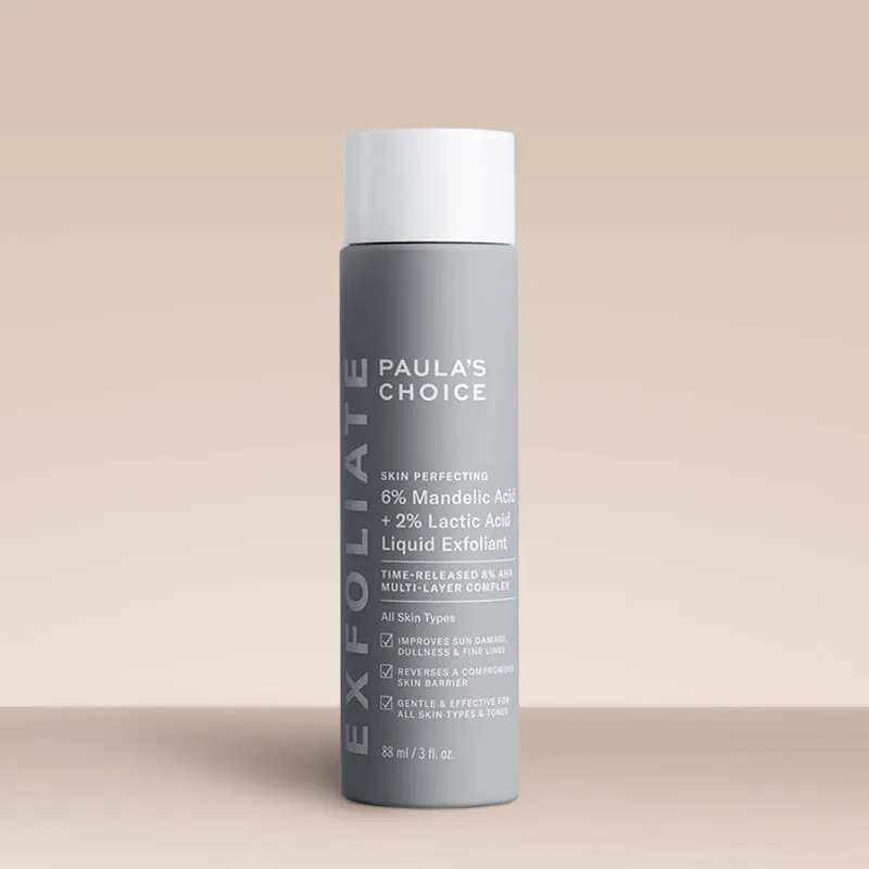 Paula's choice Skin Perfecting 6% Mandelic Acid   2% Lactic Acid Liquid Exfoliant