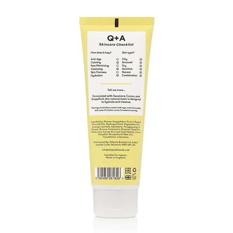 Q A Grapefruit Cleansing Balm