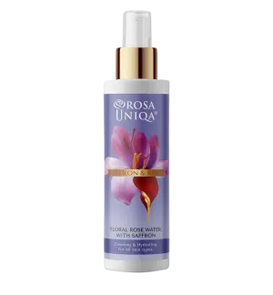 ROSE & SAFFRON Floral Rose Water Cleansing & Hydrating Spray-200ml