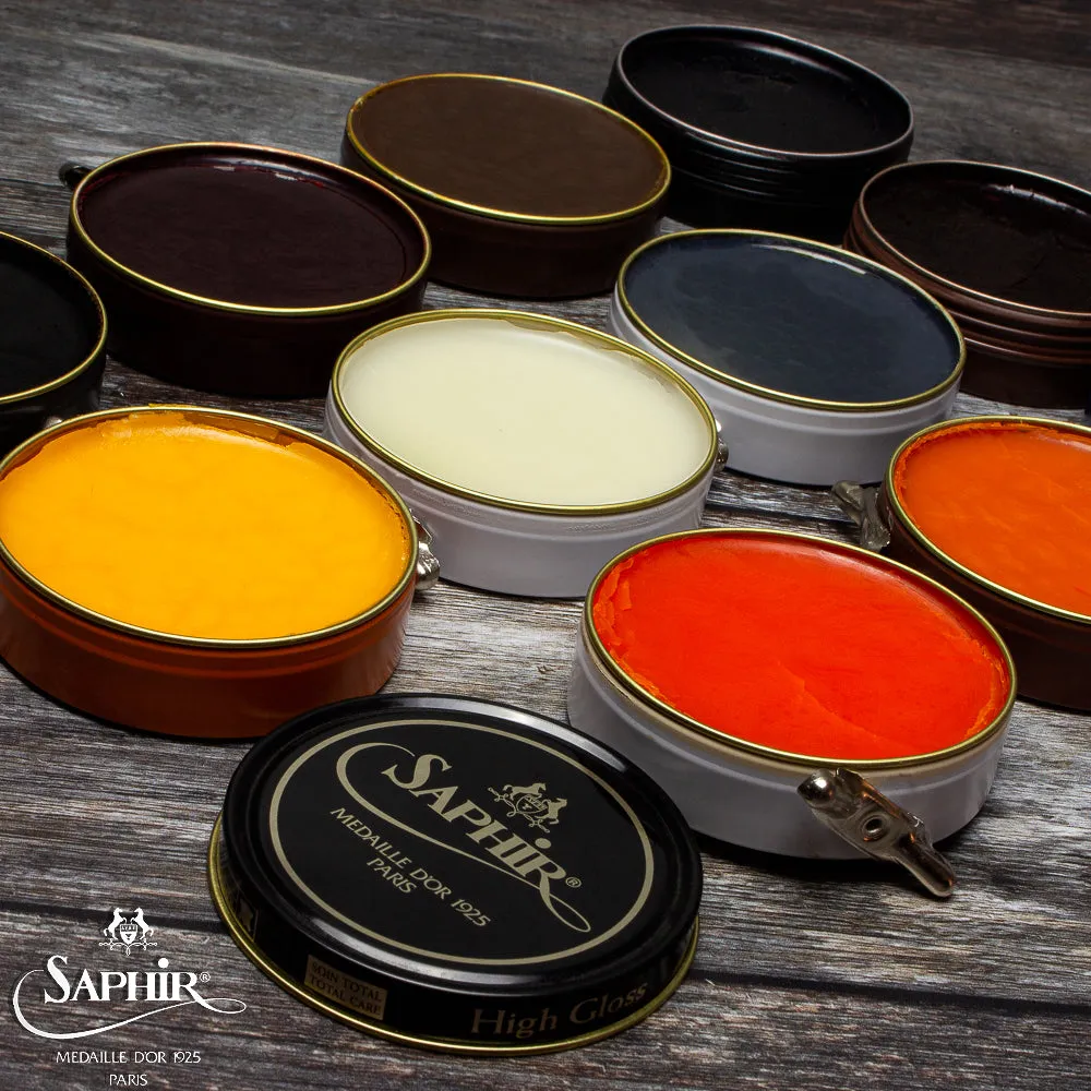 SAPHIR MEDAILLE D'OR PATE DE LUXE WAX POLISH - COGNAC - 50ml