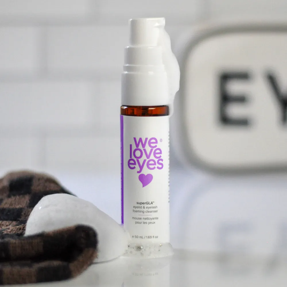 SuperGLA™ Eyelid & Eyelash Foaming Cleanser