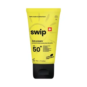 Swip sun cream | sunscreen moisturizing nourishing cream, veggie formula, 75 ml.