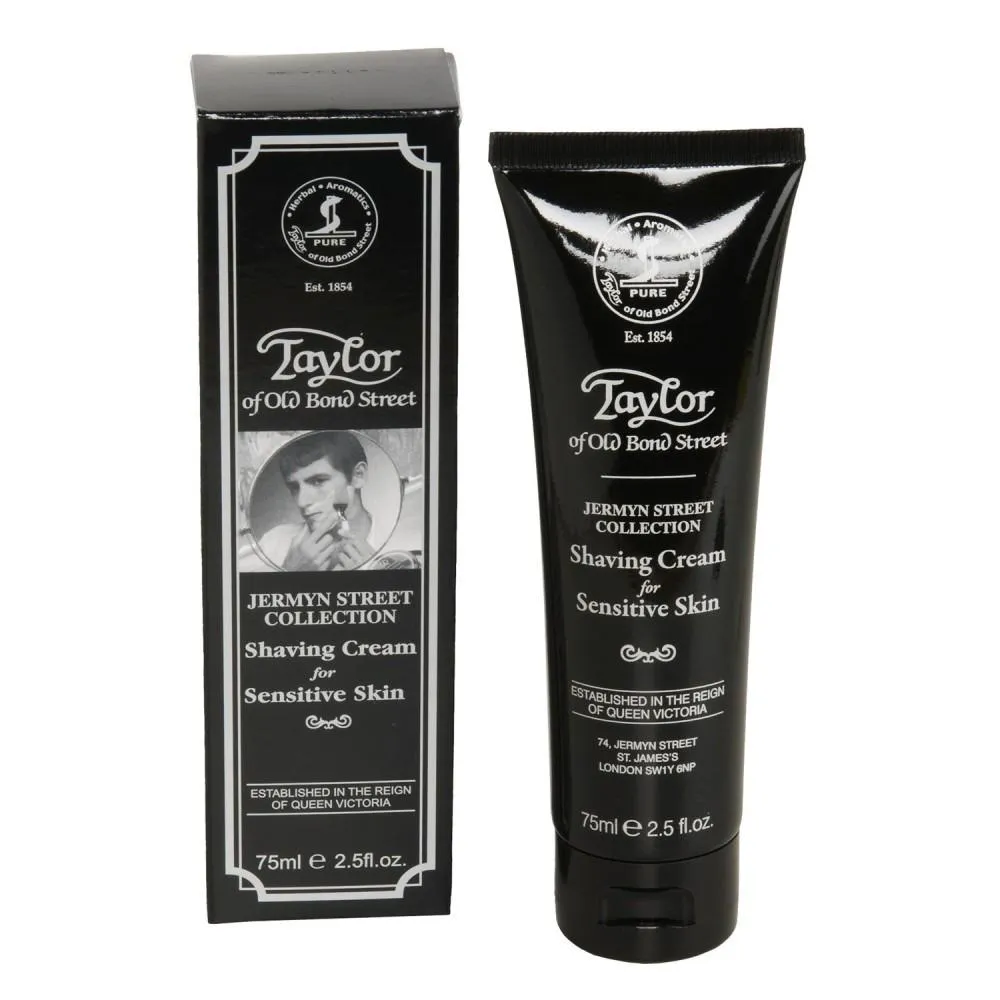 Taylor of Old Bond Street Jermyn Street Shaving Cream for Sensitive Skin, Travel