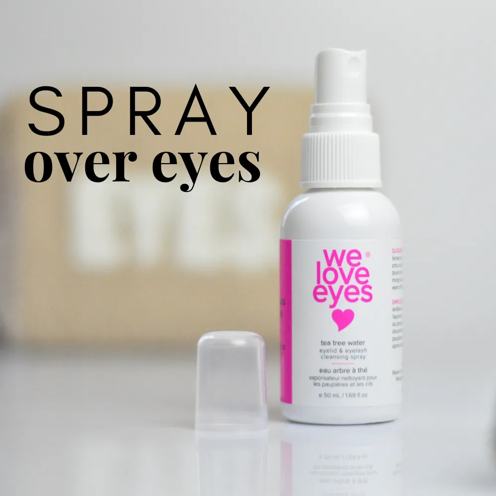 Wholesale - Tea Tree Water Eyelid & Eyelash Cleansing Spray